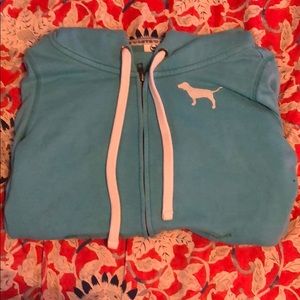 Blue VS Pink zip up hoodie